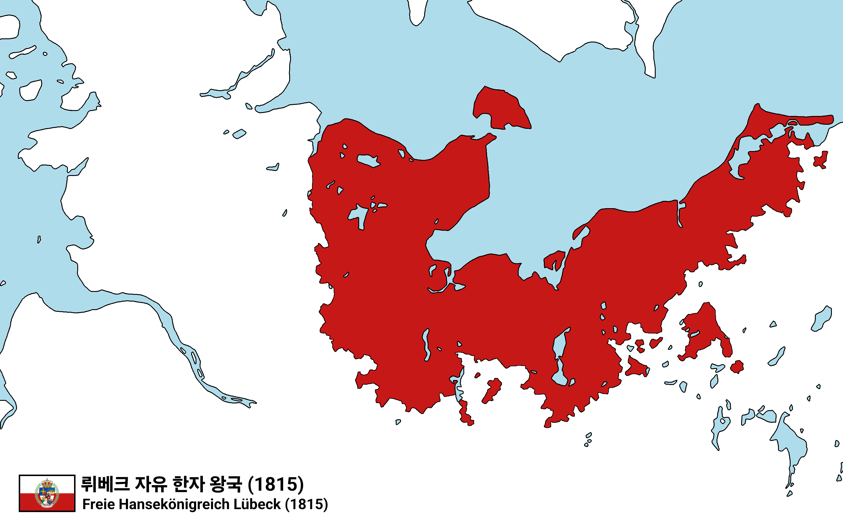 뤼베크 왕국 1815 지도.png