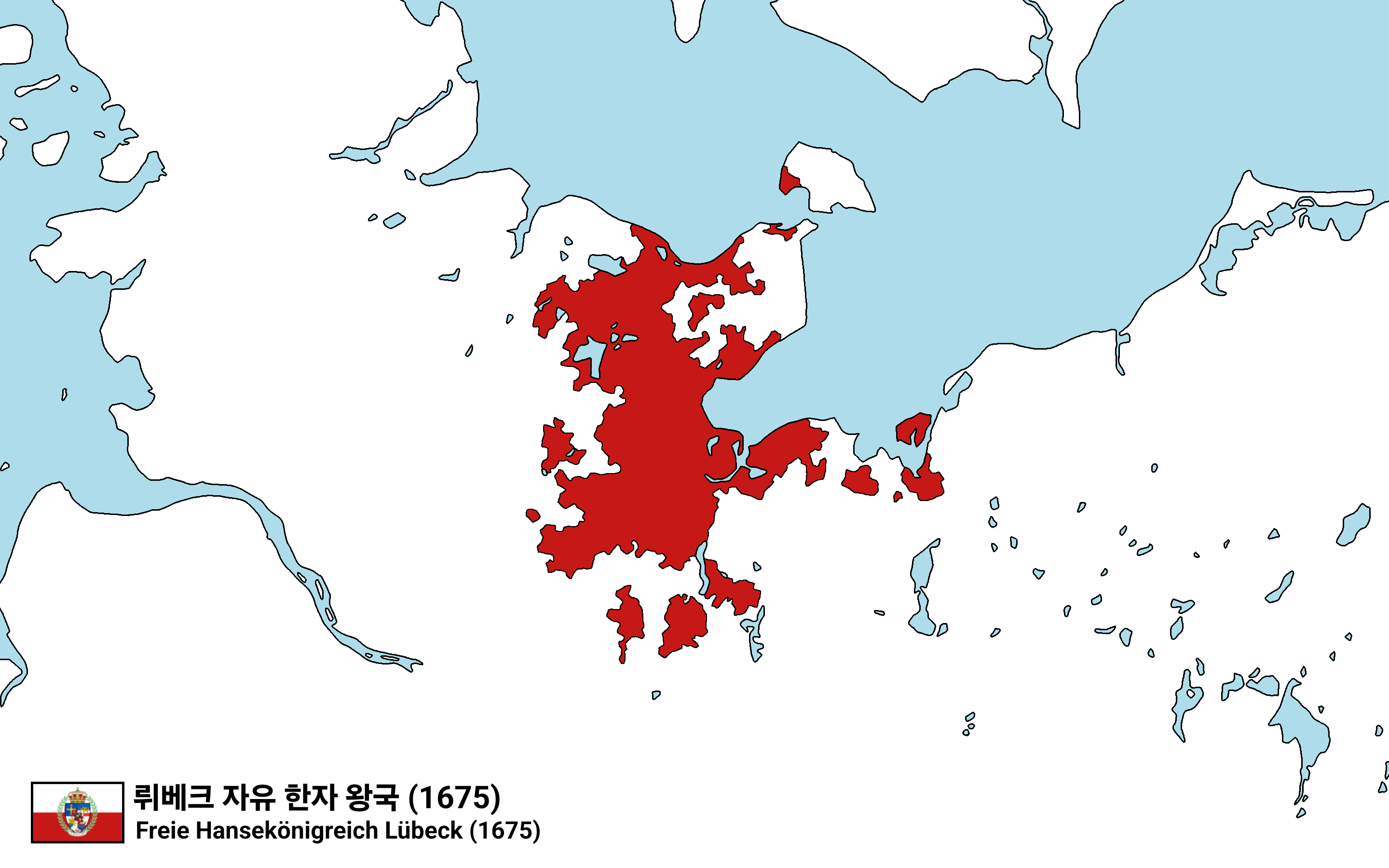 뤼베크 왕국 1675 지도.png
