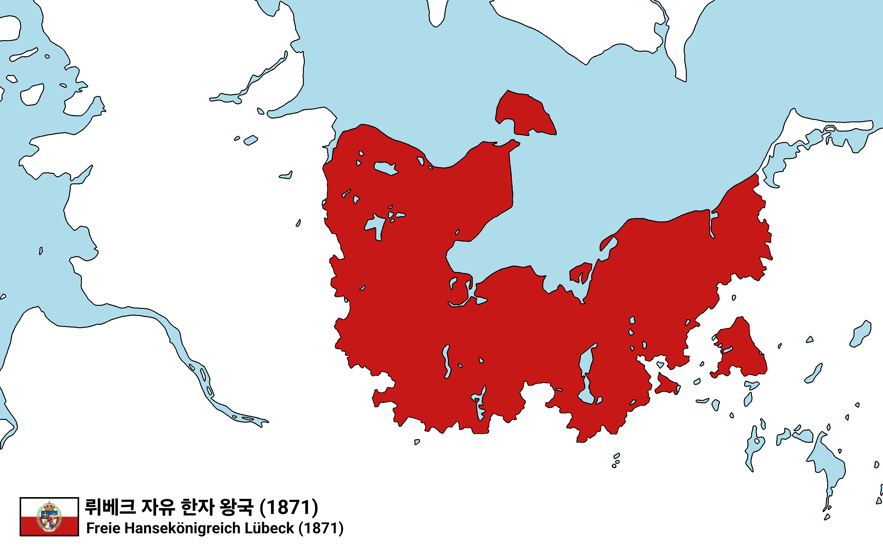 뤼베크 왕국 1871 지도.png