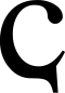 파일:Latin small letter C with descender.png