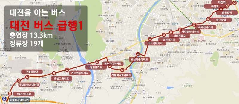 파일:대전버스급행1노선도.png