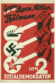 1932년 독일 사회민주당 세 개의 화살 선거 포스터 - Gegen Papen, Hitler, Thälmann.png