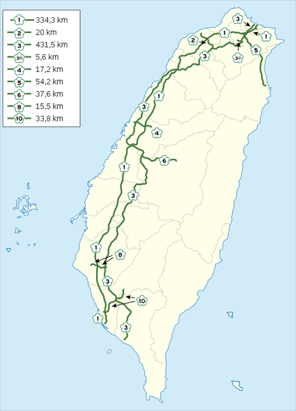 파일:Taiwan highway map.png