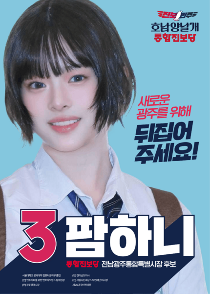 파일:팜하니 선거벽보(8회 지선).png