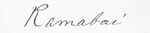Pandita Ramabai signature.jpg