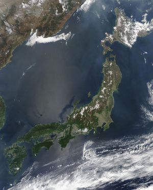 (인공위성 지도) 일본 열도 구성 사도(四島).jpg