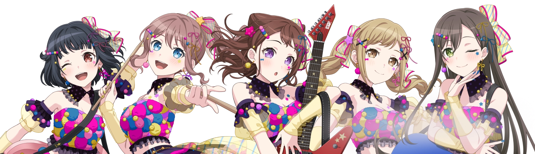 뱅드림! 멤버 목록-Poppin'Party-멤버.webp