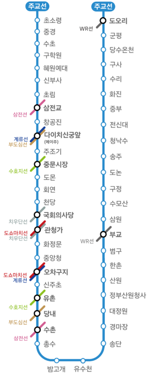 도유지하철 주교선 노선도.png